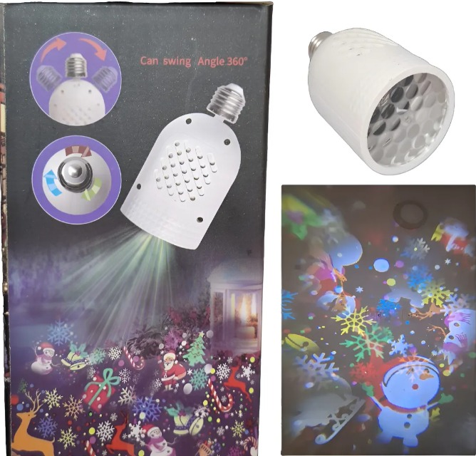 PROYECTOR NAVIDEÑO BOMBILLO